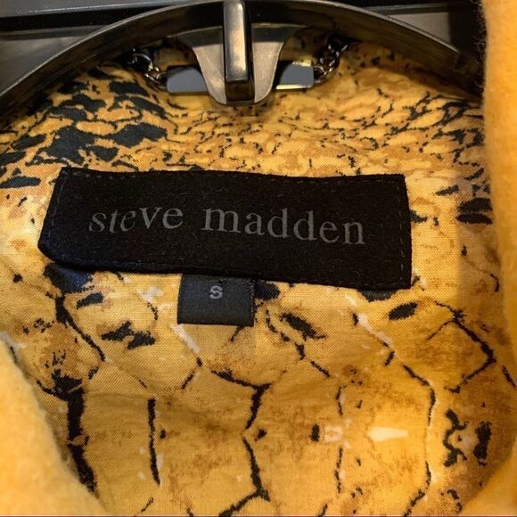 Steve Madden Color Block Pea Coat Size Small - Picture 6 of 8